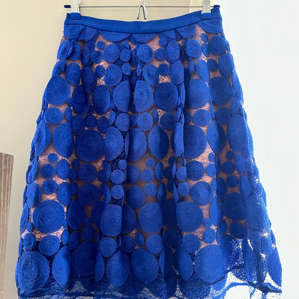 Eva Franco Anthropologie Circle Pattern Skirt